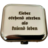 "Lieber stehend sterben..."