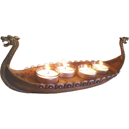 Kerzenhalter "Drachenboot"