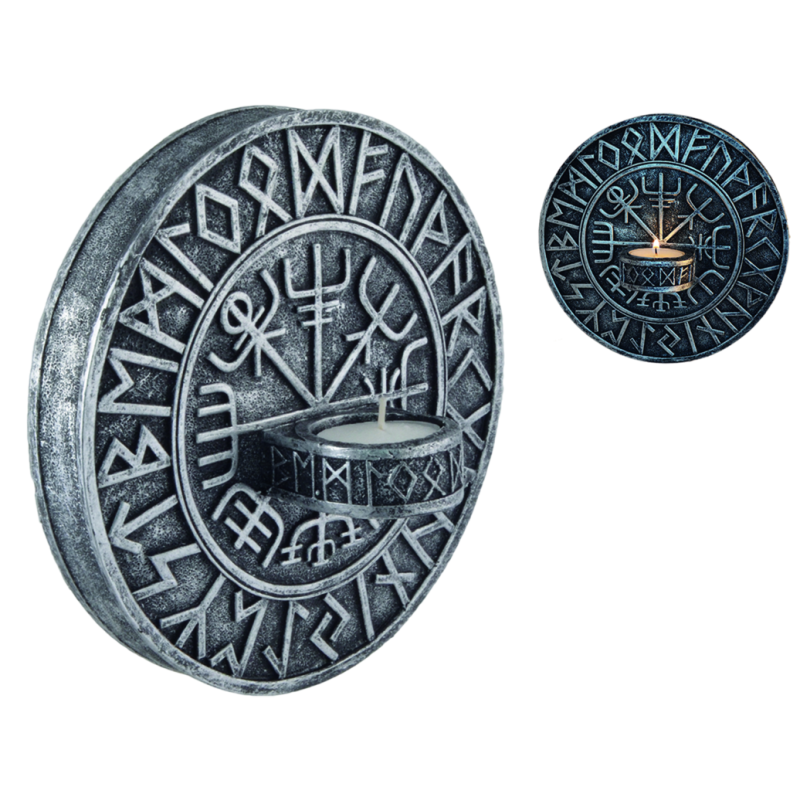 Wandteelichthalter "Vegvisir"