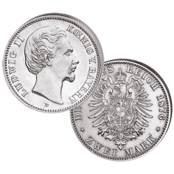 "Ludwig II.", 2 Mark