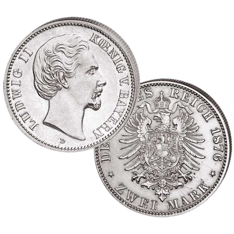 "Ludwig II.", 2 Mark