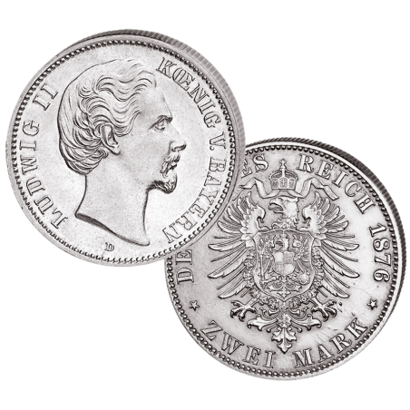 "Ludwig II.", 2 Mark