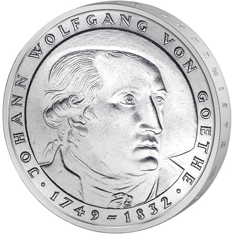 "Johann Wolfgang von Goethe", 5 D-Mark