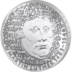 "Martin Luther", 5 D-Mark