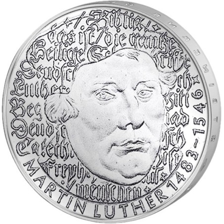 "Martin Luther", 5 D-Mark