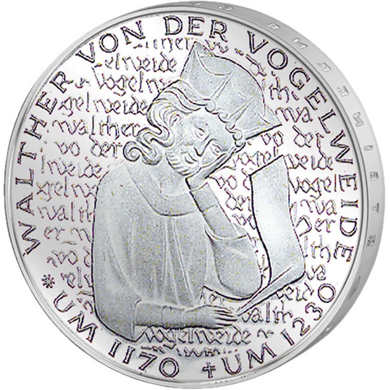 "Walther von der Vogelweide", 5 D-Mark