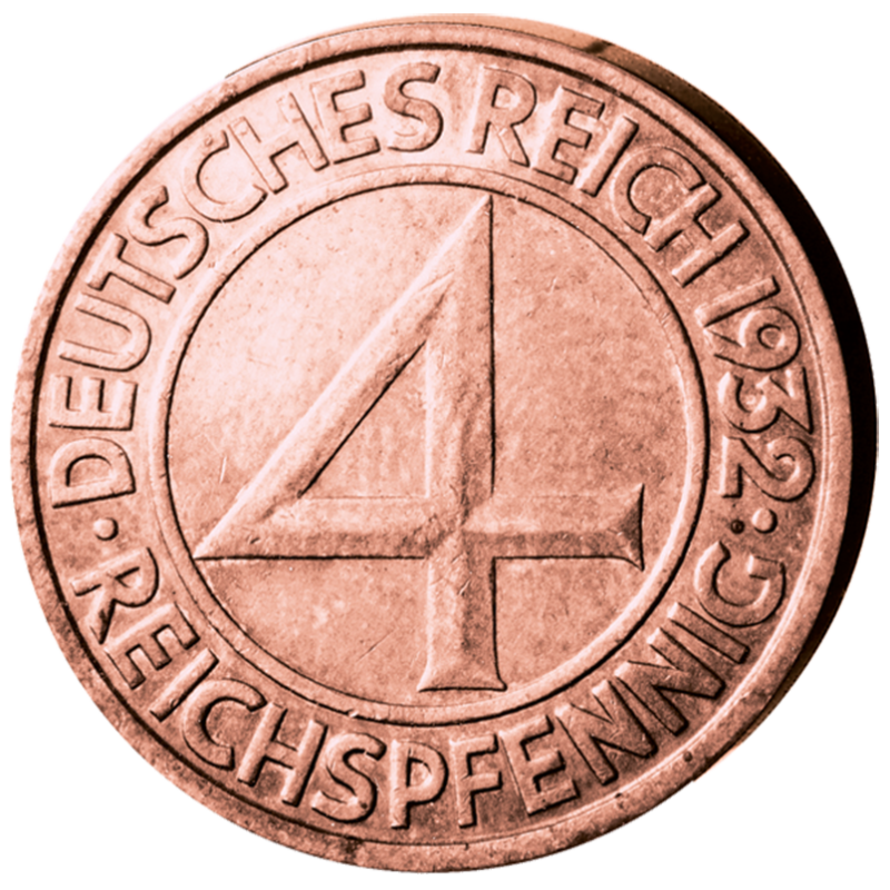 "4 Pfennig - Brüningpfennig"