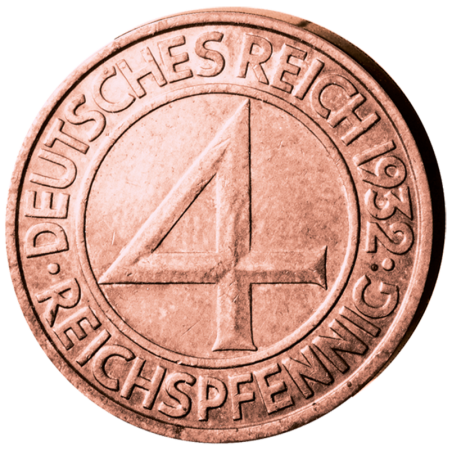 "4 Pfennig - Brüningpfennig"