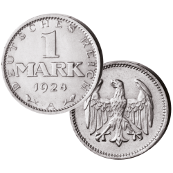 1 Reichsmark Weimarer Republik Prägungsjahr 1924-25
