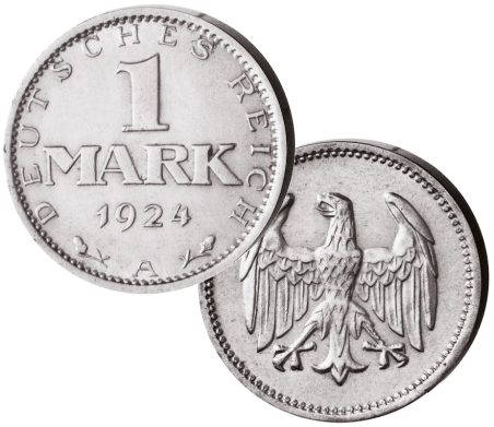 1 Reichsmark Weimarer Republik