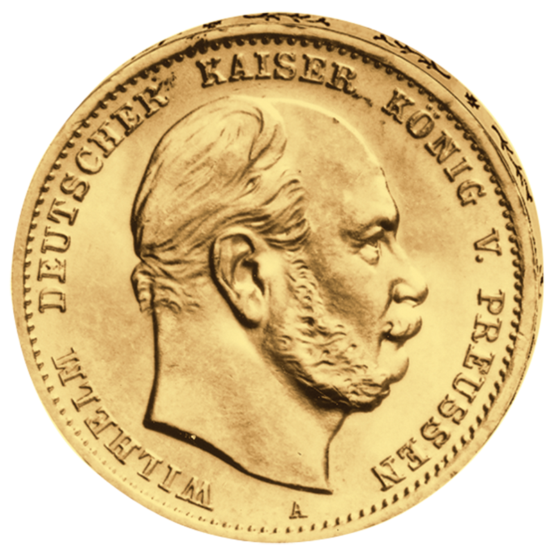 "Wilhelm I.", 10 Mark
