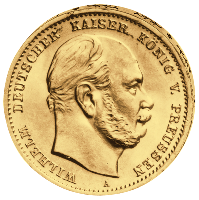"Wilhelm I.", 10 Mark