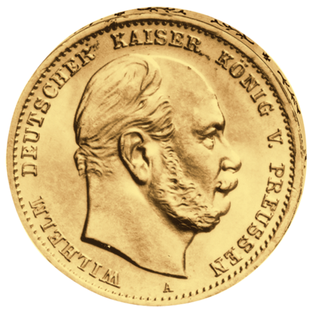 "Wilhelm I.", 10 Mark