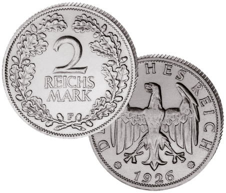2 Reichsmark Eichenlaub