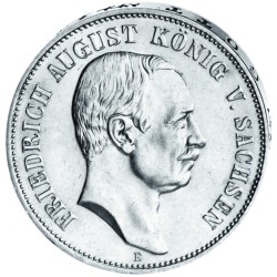 "Friedrich August König von Sachsen", 5 Mark