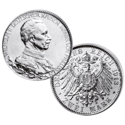 "Wilhelm II. 1913", 2 Mark