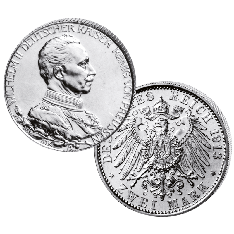 "Wilhelm II. 1913", 2 Mark