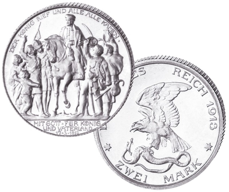 3 Mark "100 Jahre Preußens Befreiung 1813"