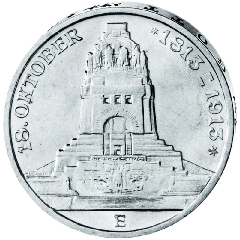 "100 Jahre Völkerschlachtdenkmal", 3 Mark