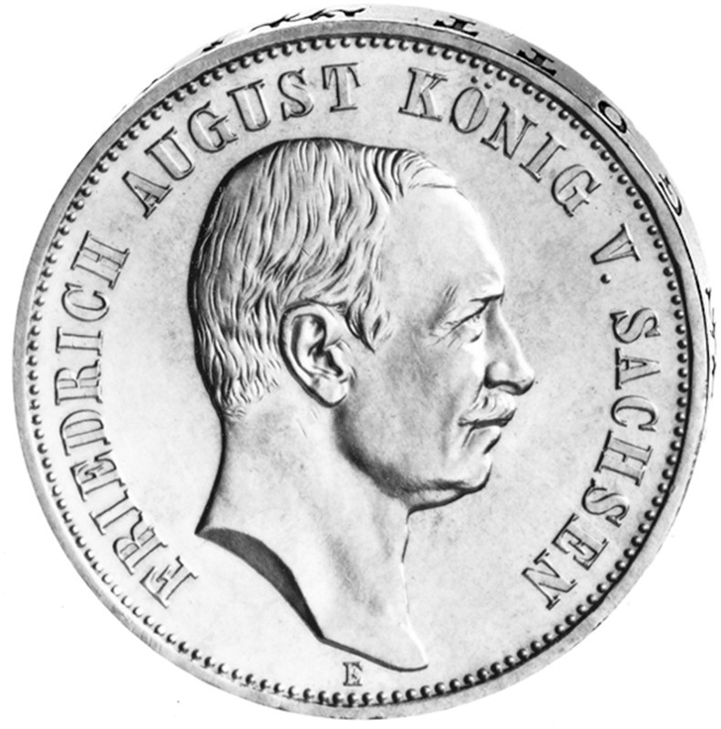 3 Mark "Friedrich August von Sachsen"