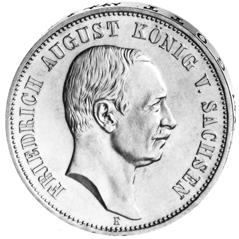 "Friedrich August von Sachsen", 3 Mark