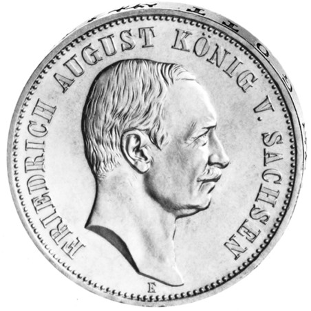 "Friedrich August von Sachsen", 3 Mark