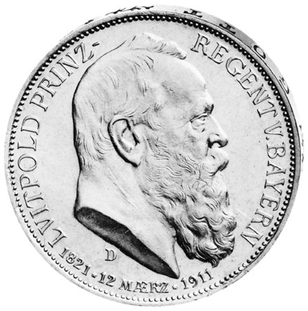 3 Mark "Luitpold Prinz-Regent von Bayern"
