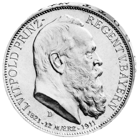 "Luitpold Prinz-Regent von Bayern", 3 Mark