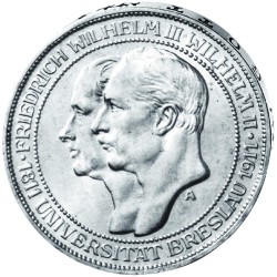 "Universtität Breslau", 3 Mark