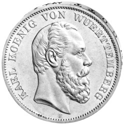 "Karl König von Württemberg", 5 Mark