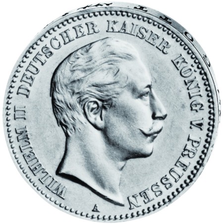 "Wilhelm II.", 3 Mark