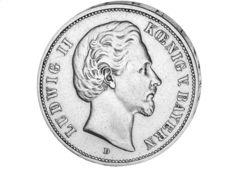 5 Mark "Ludwig II König von Bayern"
