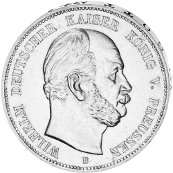 "Wilhelm I.", 5 Mark