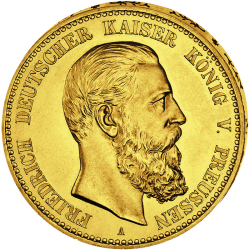 "Friedrich III.", 10 Mark