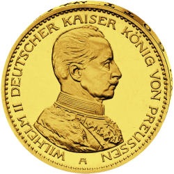 "Wilhelm II.", 20 Mark