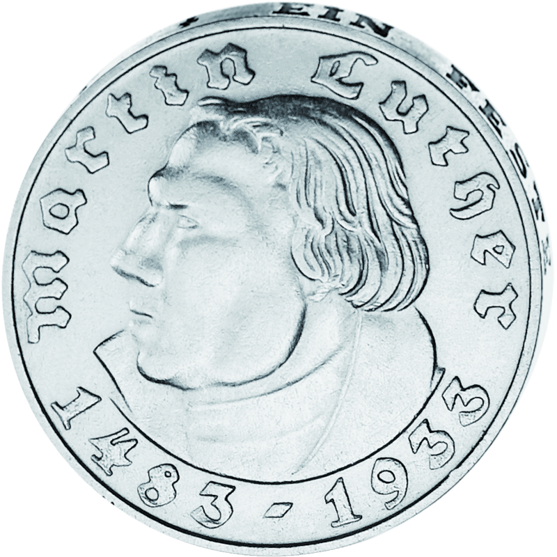 "Martin Luther", 2 Reichsmark