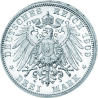 "Fürstentum Schwarzburg-Sondershausen", 3 Mark