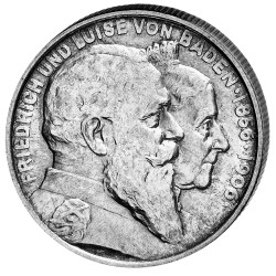 "Goldene Hochzeit Friedrich I. und Luise", 2 Mark