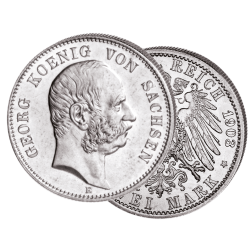 "Geord König von Sachsen", 2 Mark