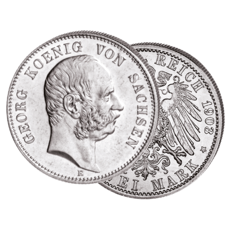 "Geord König von Sachsen", 2 Mark