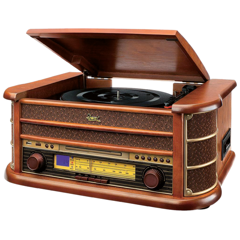 Nostalgie-Musikschrank mit Überspielfunktion