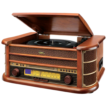 Nostalgie-Musikschrank mit Überspielfunktion