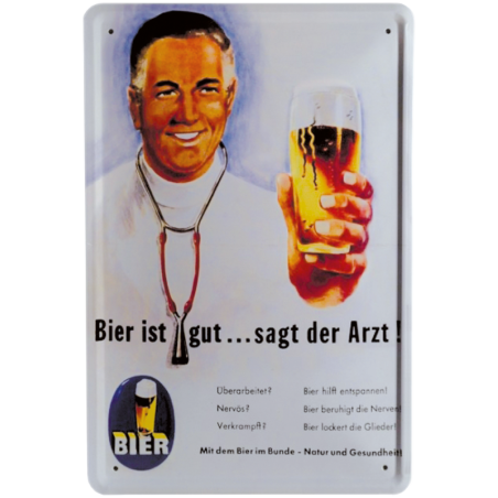 "Bier ist gut, sagt der Arzt"