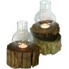Holzdose "Windlicht"