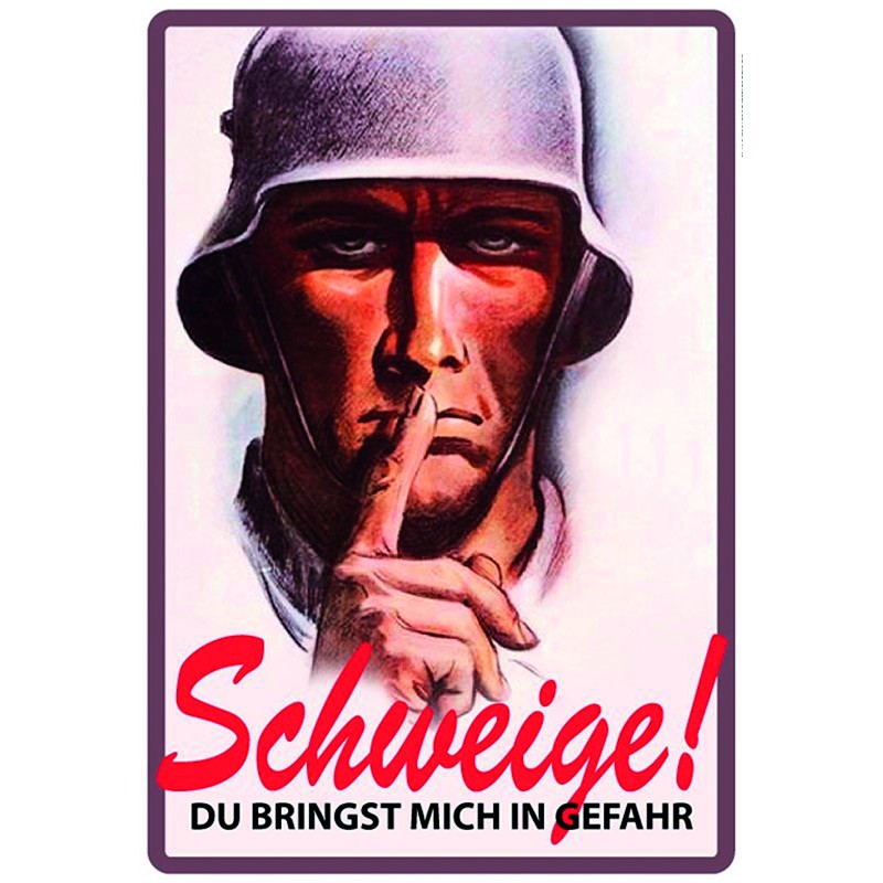 "Schweige!"
