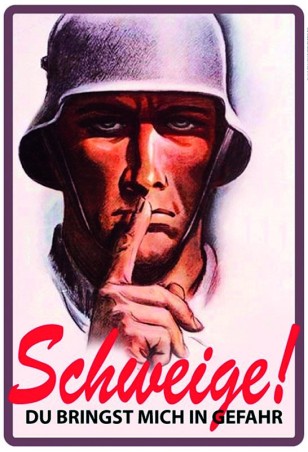 "Schweige!"
