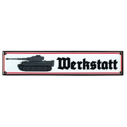 "Werkstatt" mit Panzer