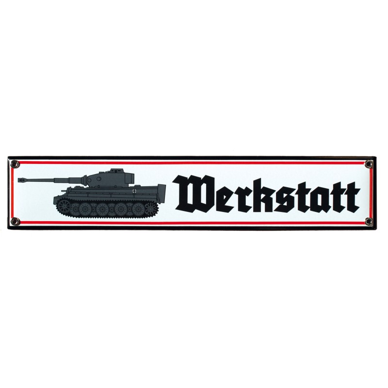 "Werkstatt" mit Panzer
