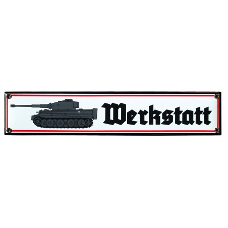 "Werkstatt" mit Panzer