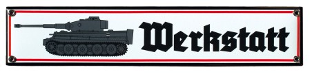 "Werkstatt" mit Panzer